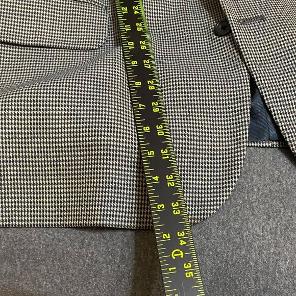 Oscar De La Renta Mens Sports Blazer Coat Jacket 44 Long Tailored 100% Wool - Picture 7 of 10